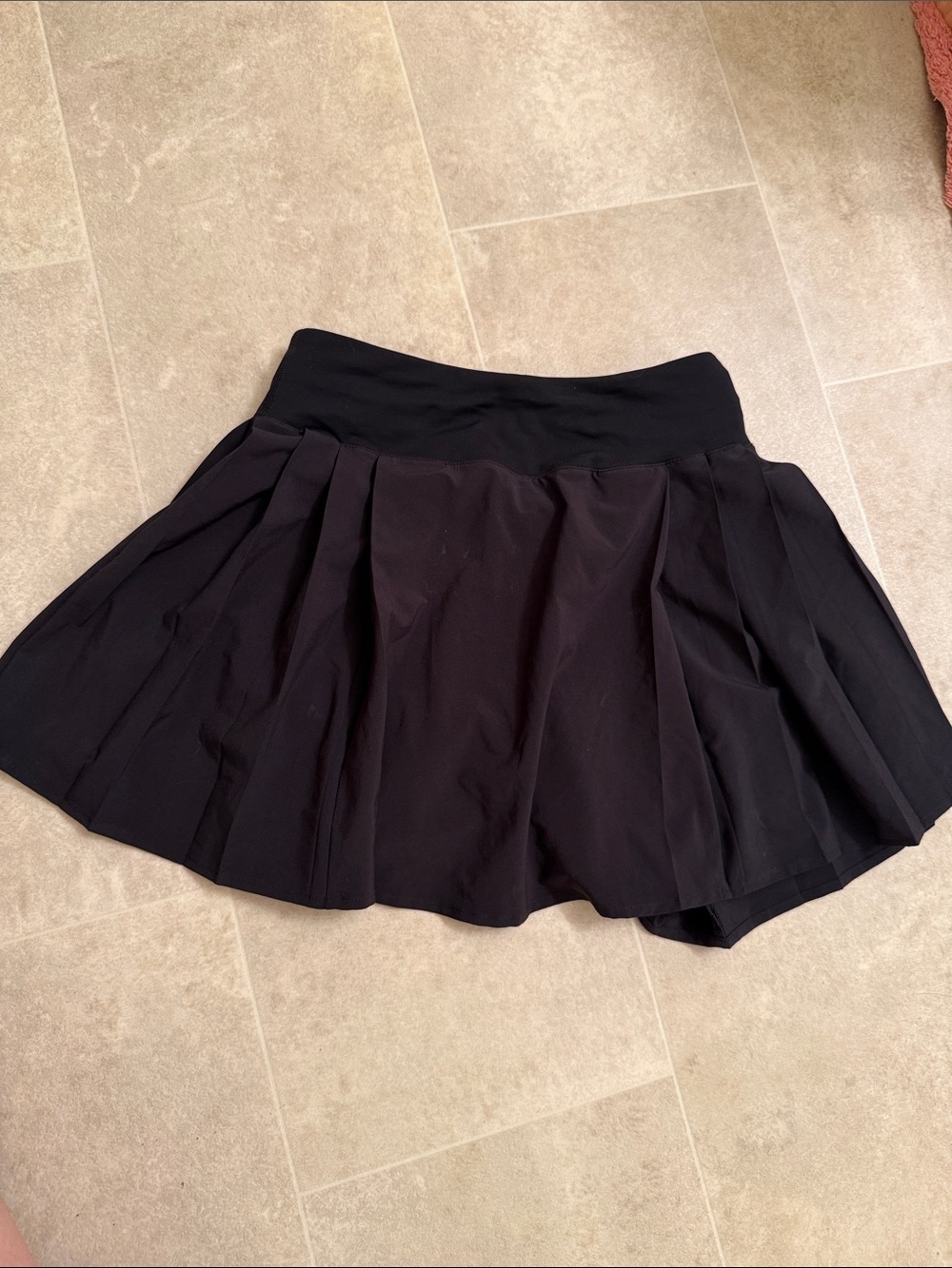 Lululemon Side-pleat Black Women's Tennis Skirt